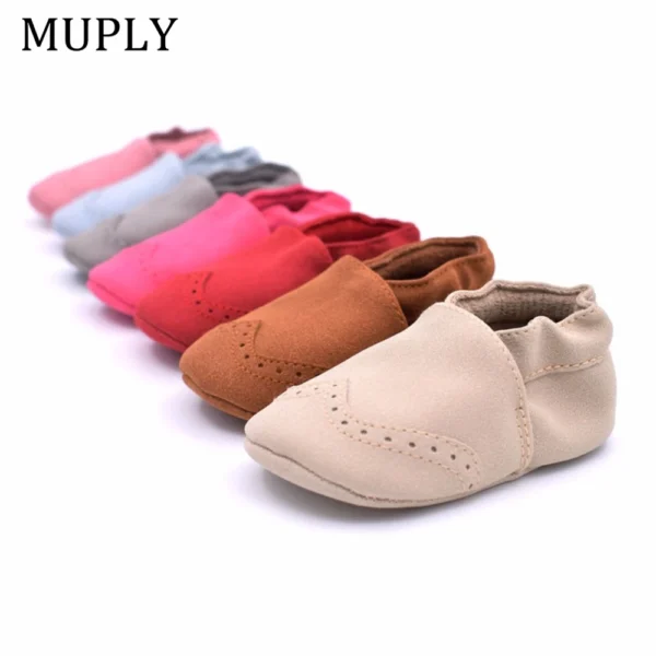 Nubuck Leather Baby Shoes Infant Toddler Baby Girl Boy Soft Sole First Walker Baby Moccasins High Quality Kid's Shoes For 0-18M