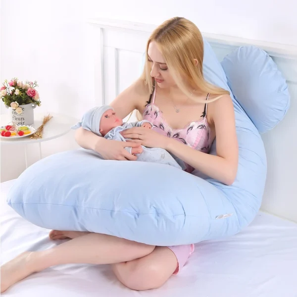 PANGDUBE Pregnancy Pillow 130*70cm Sleeping Waist Pillow for Pregnant Women Nursing Pillow Breastfeeding Cushion for Women - Image 5