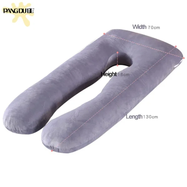 PANGDUBE Pregnancy Pillow 130*70cm Sleeping Waist Pillow for Pregnant Women Nursing Pillow Breastfeeding Cushion for Women - Image 4