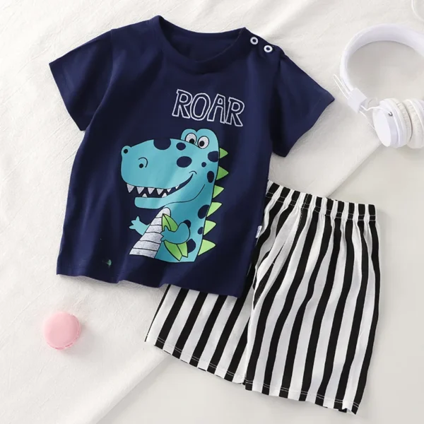 1 2 3 year Baby Clothing Girls Boys Cotton Suit for Children Two Clothes Sets for Babies Newborn Baby Clothes - Image 5