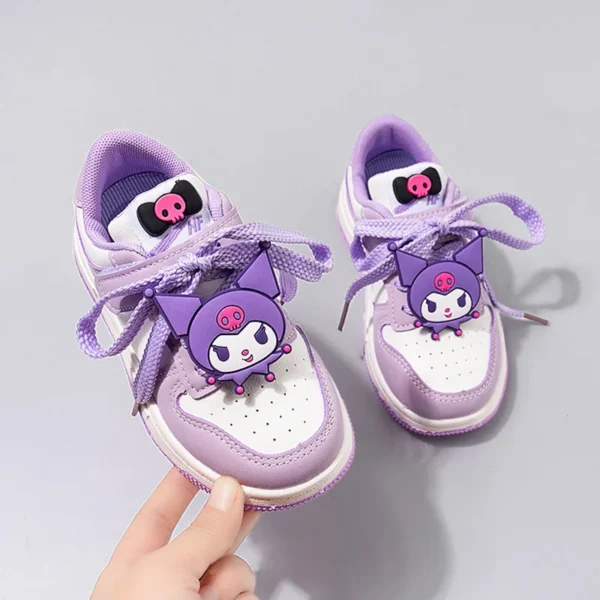 Sanrio Kuromi Children's Casual Shoes Girls Cute Cartoon Comfortable Board Shoes Breathable Non Slip Running Shoes Sneakers - Image 5