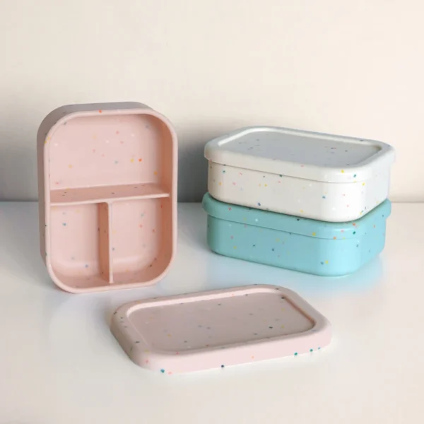 New Baby Silicone Lunch Box Food Grade Dishes Plate Crisper Microwave Lunch Box Lunch Box Baby Feeding Bowl Outdoor Box - Image 2