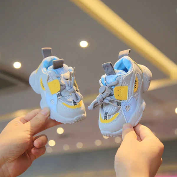 Sports Shoes Autumn Girls Boys Mesh Breathable Outdoor Shoes Children Casual Running Shoes Toddler Sneakers - Image 3