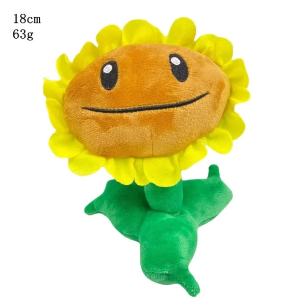 1pcs 13-20cm Plants vs Zombies Plush Toys Doll PVZ Sunflower Chomper Melon Peashooter Plants Soft Stuffed Toys for Children Kids - Image 5