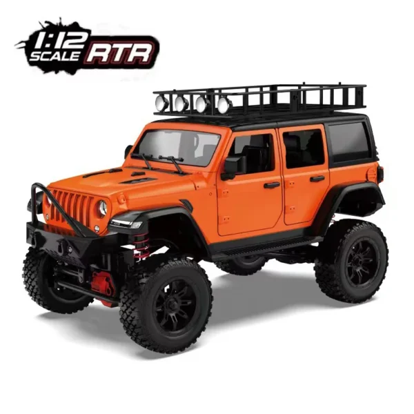 RC Crawler 4x4 Car MN128 2.4G Climbing Buggy Professional with LED Light Full Scale Remote Control Cars Toys for Boys Gift