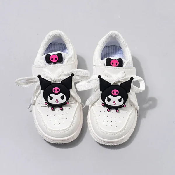 Sanrio Kuromi Children's Casual Shoes Girls Cute Cartoon Comfortable Board Shoes Breathable Non Slip Running Shoes Sneakers - Image 4