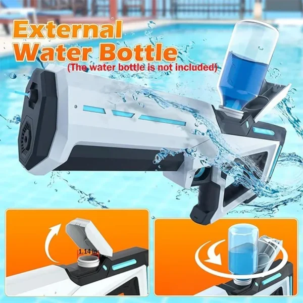 Electric Water Guns For Adults Powerful Squirt Automatic Water Suction Water Blasters Summer Outdoor Beach Toy For boys Kid Gift - Image 6