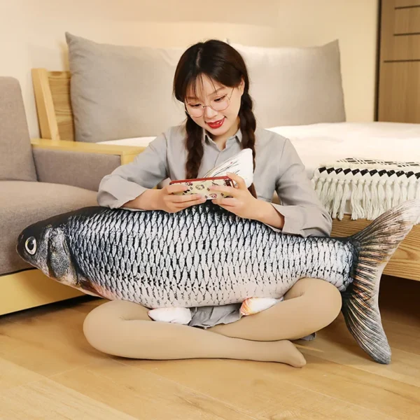 1pc 40/60cm 3D Simulation Gold Fish Plush Toys Stuffed Soft Animal Carp Plush Pillow Creative Sofa Pillow Cushion Gift Kids Toy - Image 2