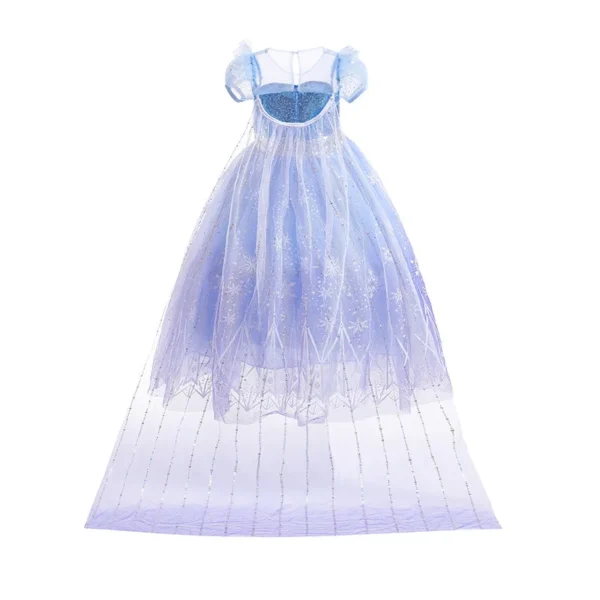 Disney Elsa Role Playing Dress Light Up Kids Halloween Frozen Carnival Apparel Girls Birthday Elsa Princess Glowing Vestidos - Image 4