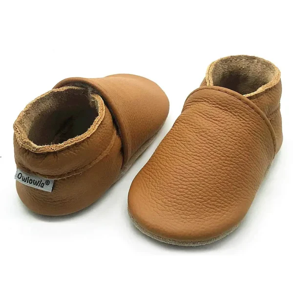 Owlowla Baby Shoes Soft Cow Leather Bebe Newborn Booties For Babies Infant Toddler Moccasins Slippers First Walkers - Image 4