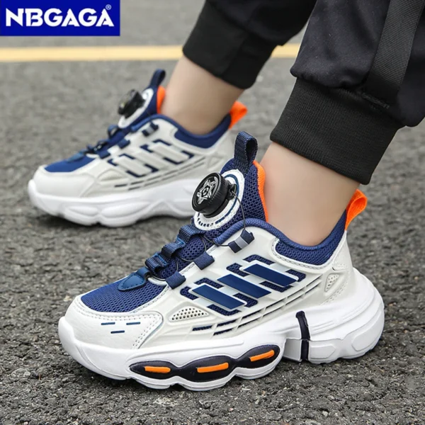 New Breathable Mesh Children's Casual Shoes for 5-16Years Boys and Girls Fashion School Sneakers Running Sports Shoes Size 28-39 - Image 3