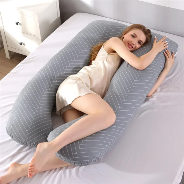 PANGDUBE Pregnancy Pillow 130*70cm Sleeping Waist Pillow for Pregnant Women Nursing Pillow Breastfeeding Cushion for Women - Image 6