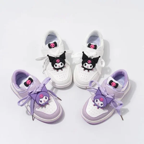 Sanrio Kuromi Children's Casual Shoes Girls Cute Cartoon Comfortable Board Shoes Breathable Non Slip Running Shoes Sneakers - Image 2