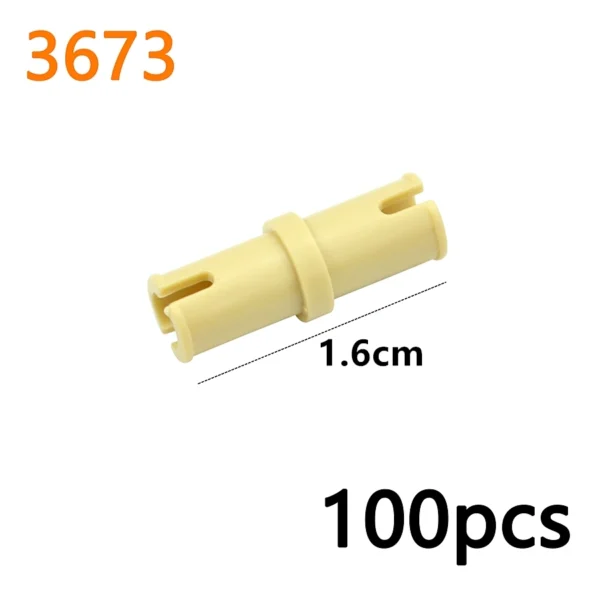 MOC Bolt Pin with Friction Peg Cross Axle Technical Building Blocks DIY Connector Bricks Compatible 2780 3673 77765 32556 32054 - Image 3