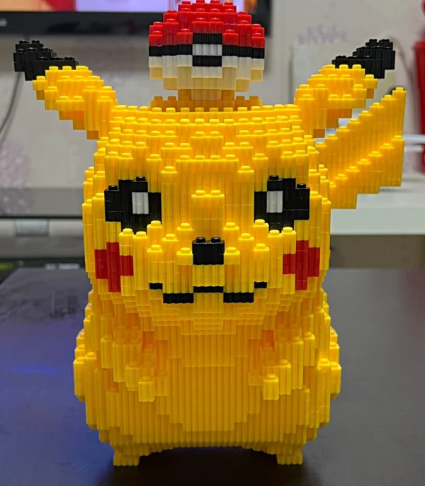 5210pcs Anime Pokemon Pikachu Diamond Micro Building Blocks Games Model Mini Bricks Figure Difficult Decompression Toys Gift - Image 3