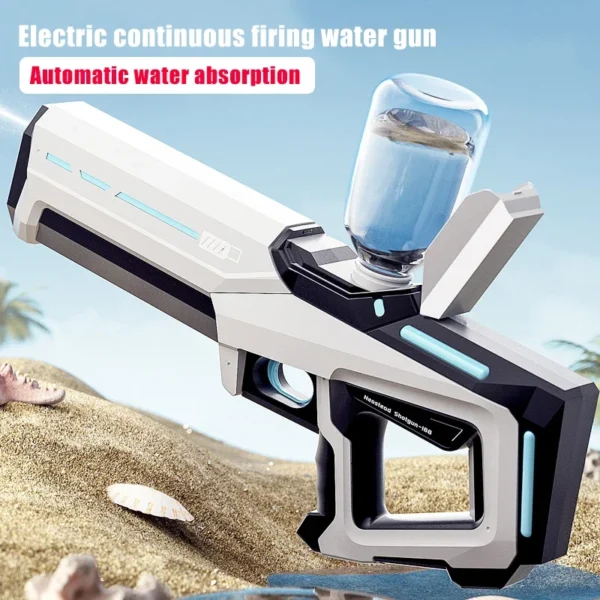 Electric Water Guns For Adults Powerful Squirt Automatic Water Suction Water Blasters Summer Outdoor Beach Toy For boys Kid Gift - Image 4