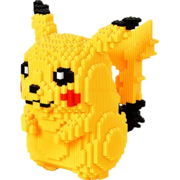 5210pcs Anime Pokemon Pikachu Diamond Micro Building Blocks Games Model Mini Bricks Figure Difficult Decompression Toys Gift - Image 6