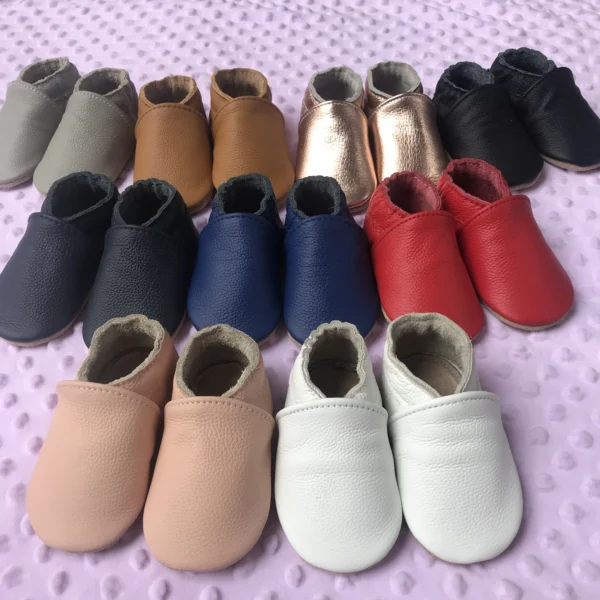 Owlowla Baby Shoes Soft Cow Leather Bebe Newborn Booties For Babies Infant Toddler Moccasins Slippers First Walkers - Image 6