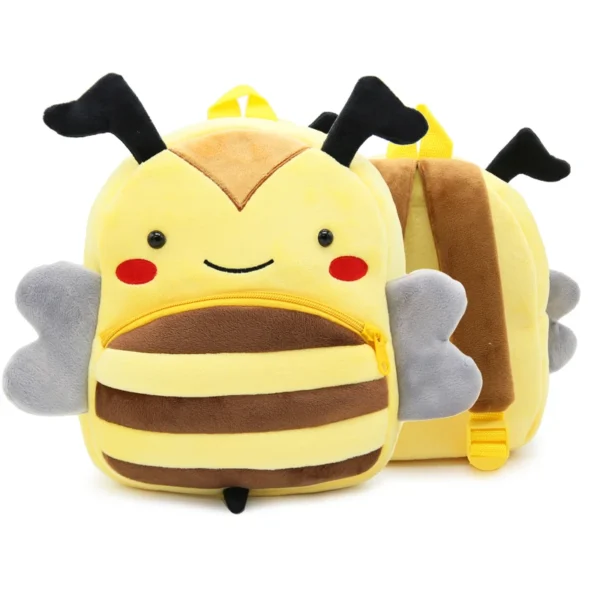 Cartoon cute plush backpack animal backpack boy girl school backpack outing leisure bag - Image 6