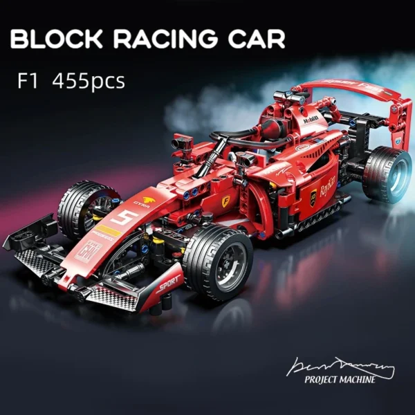 ToylinX F1 RC Race Cars Building Sets MOC Remote Control Car Building Blocks Car Cool Collectible Model Car Kits Building Toys