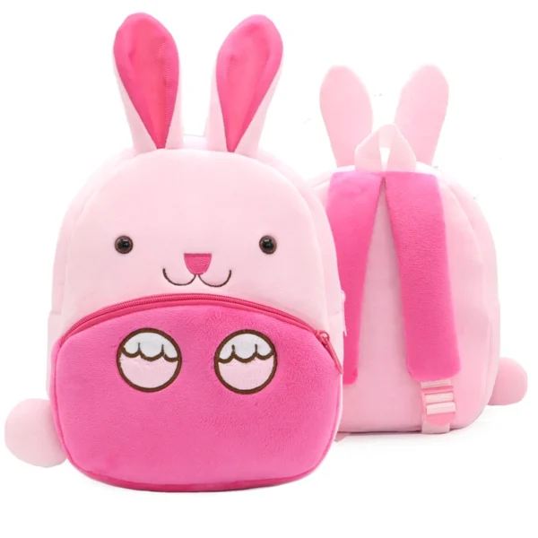 Cartoon cute plush backpack animal backpack boy girl school backpack outing leisure bag - Image 2