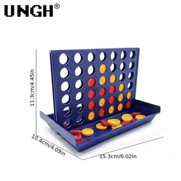 UNGH Four In A Row Bingo Chess Connect Classic Family Board Game Toys Fun Educational Toy for Kids Children Entertainment Game - Image 6