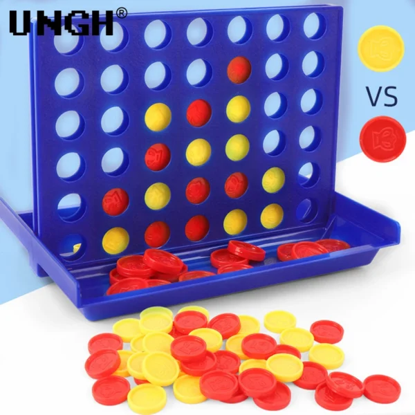 UNGH Four In A Row Bingo Chess Connect Classic Family Board Game Toys Fun Educational Toy for Kids Children Entertainment Game - Image 3