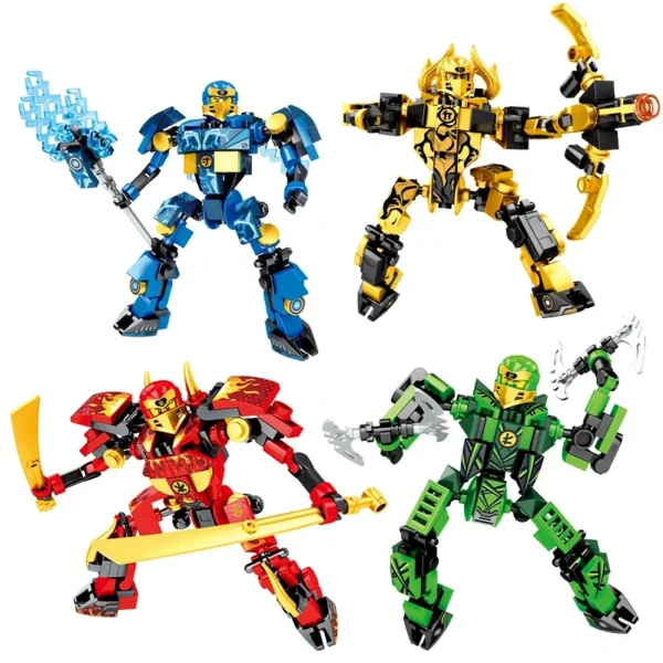 Lloyd War Armor Mech Mini Model Ninjago Action Figure Building Blocks Compatible boys Technic Anime Cities Kids Toys Gifts - Image 6