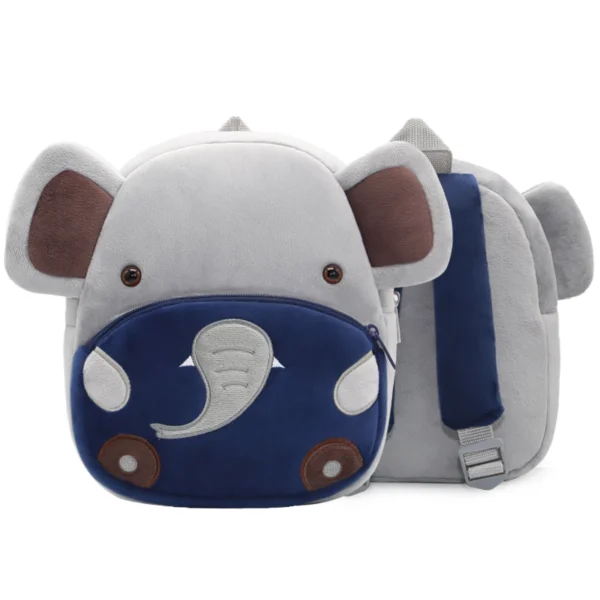 Cartoon cute plush backpack animal backpack boy girl school backpack outing leisure bag - Image 3