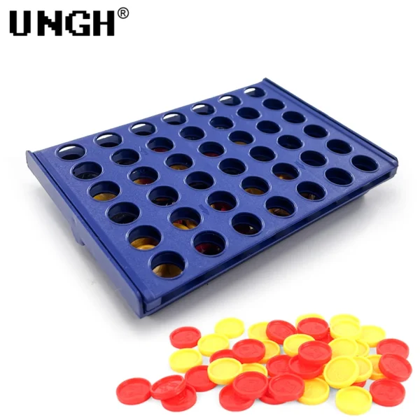 UNGH Four In A Row Bingo Chess Connect Classic Family Board Game Toys Fun Educational Toy for Kids Children Entertainment Game - Image 2