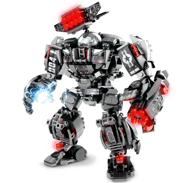 Superheroes Mecha Building Blocks Toys for Boys Super Armor Robot Model Military Warrior Action Figures Gifts for Kids Children - Image 2