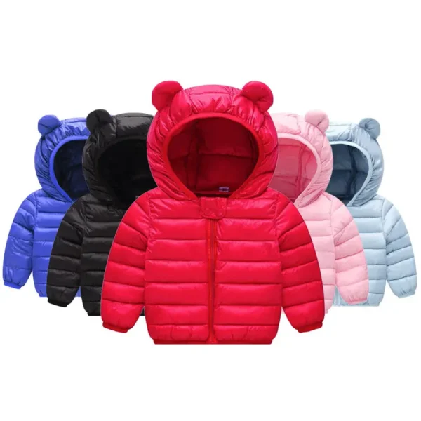 2023 Baby Girls Jacket Spring Autumn Winter Jacket For Girls Coat Kids Warm Hooded Outerwear Children Clothes Infant Girls Coat