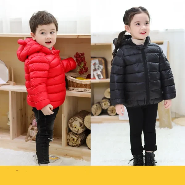 2023 Baby Girls Jacket Spring Autumn Winter Jacket For Girls Coat Kids Warm Hooded Outerwear Children Clothes Infant Girls Coat - Image 4