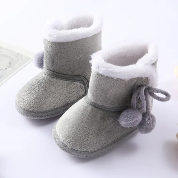 Winter Snow Baby Boots Newborn Warm Booties Soft Sole First Walkers Shoes for Baby Girls Boys Infant Shoes Toddler 0-18Months - Image 5