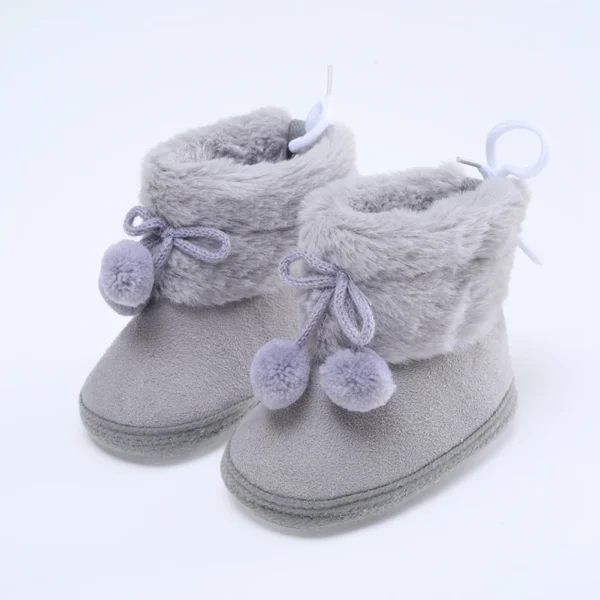 Winter Snow Baby Boots Newborn Warm Booties Soft Sole First Walkers Shoes for Baby Girls Boys Infant Shoes Toddler 0-18Months - Image 3