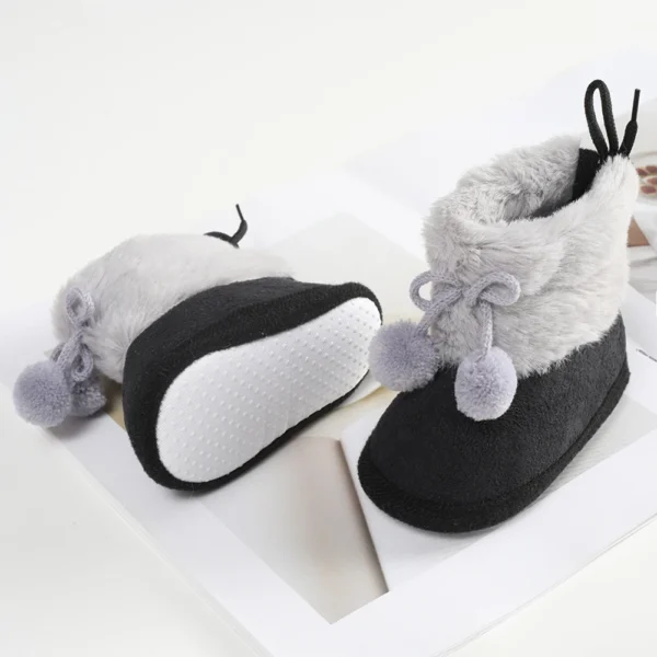 Winter Snow Baby Boots Newborn Warm Booties Soft Sole First Walkers Shoes for Baby Girls Boys Infant Shoes Toddler 0-18Months - Image 4