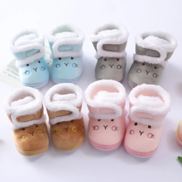 Winter Snow Baby Boots Newborn Warm Booties Soft Sole First Walkers Shoes for Baby Girls Boys Infant Shoes Toddler 0-18Months - Image 6