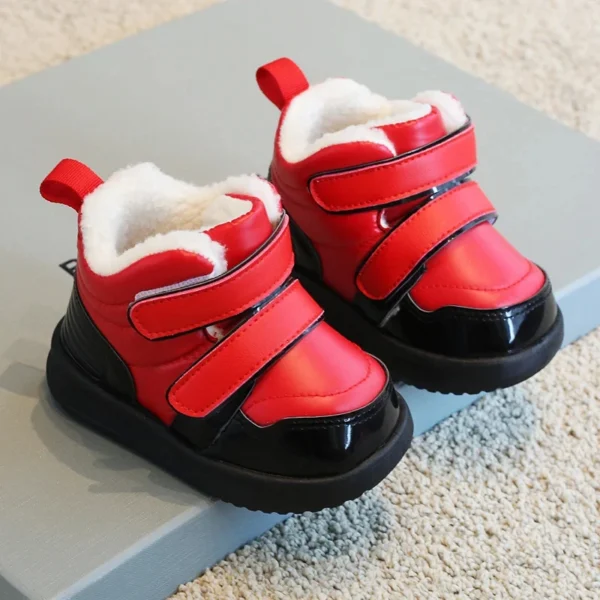 Winter Baby Girls Boys Snow Boots Infant Toddler Shoes Warm Plush Children Outdoor Ankle Boots Soft Sole Anti Slip Kids Shoes - Image 3