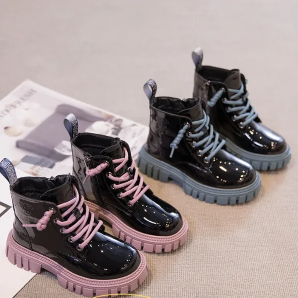 Kids Boots Children Boots Children Plush Warm Short Boots Ankle Boots Winter Shoe for Girl Kids Shoe for Boy Ankle Boot Botas - Image 6