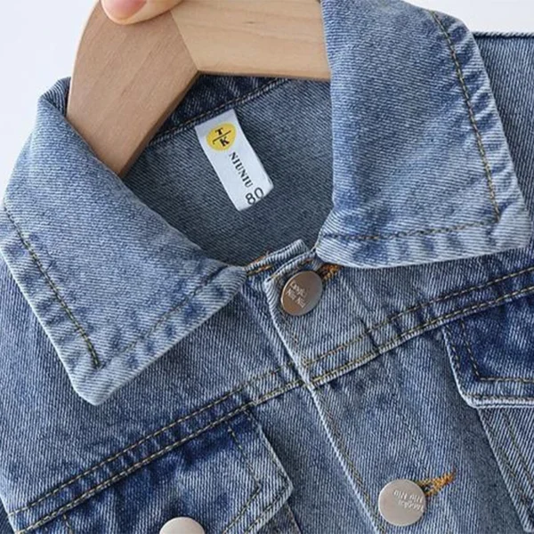 2023 Fashion Cartoon Daisy Denim Jacket For Girls Coat Spring Autumn Children Outerwear Kids Casual Jackets Costume 2-7 Years - Image 3