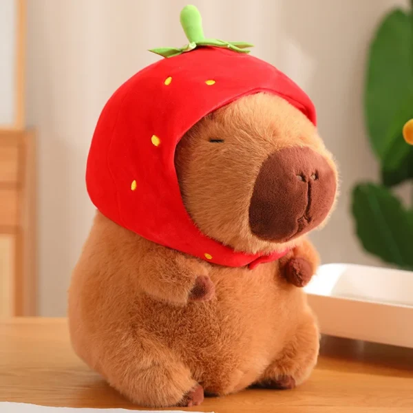 Capybara Plush Simulation Capibara Anime Fluffty Toy Cute Doll Stuffed Animals Soft Doll Plush Children Christmas Gift - Image 3