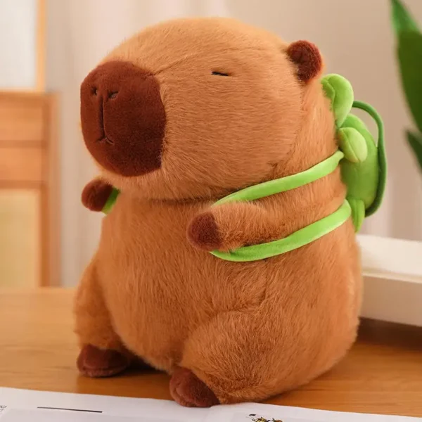 Capybara Plush Simulation Capibara Anime Fluffty Toy Cute Doll Stuffed Animals Soft Doll Plush Children Christmas Gift - Image 2